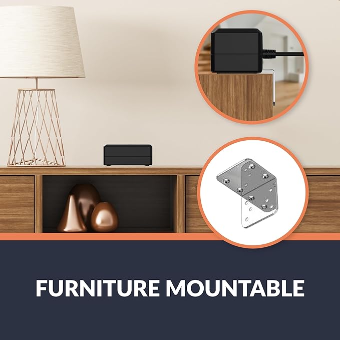 1250-Watt Plug-in Outlet with USB NHCP-001, Outlet Receptacle with USB Ports and Tamper Resistant, Type-A and Type-C USB Charging Outlet, Electrical Equipment for Home Improvement