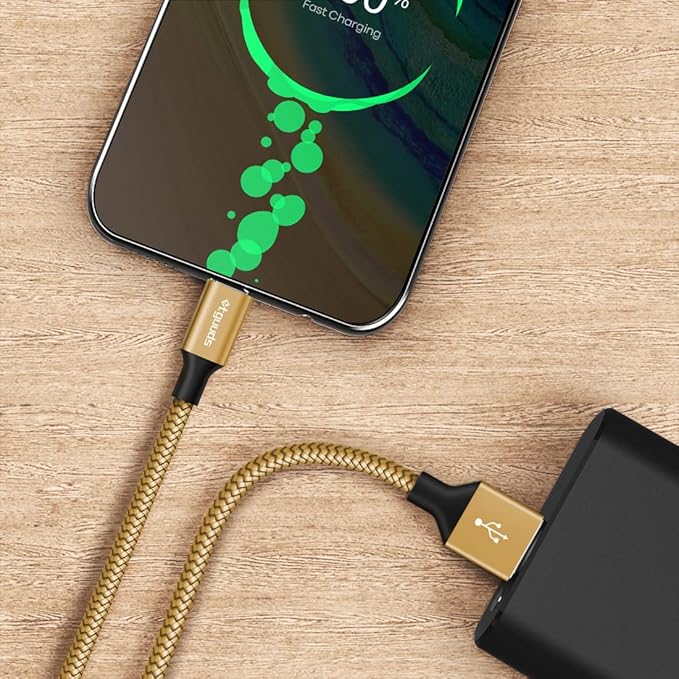 etguuds USB to USB C Cable 3ft, 2-Pack USB A to Type C Charger Cord Fast Charging for Samsung Galaxy A15 A25 A35 A55 A54, S24 S23 S22 S21 S20 S10 S10E, Note 20 10, Moto G, for iPhone 16 15, Gold