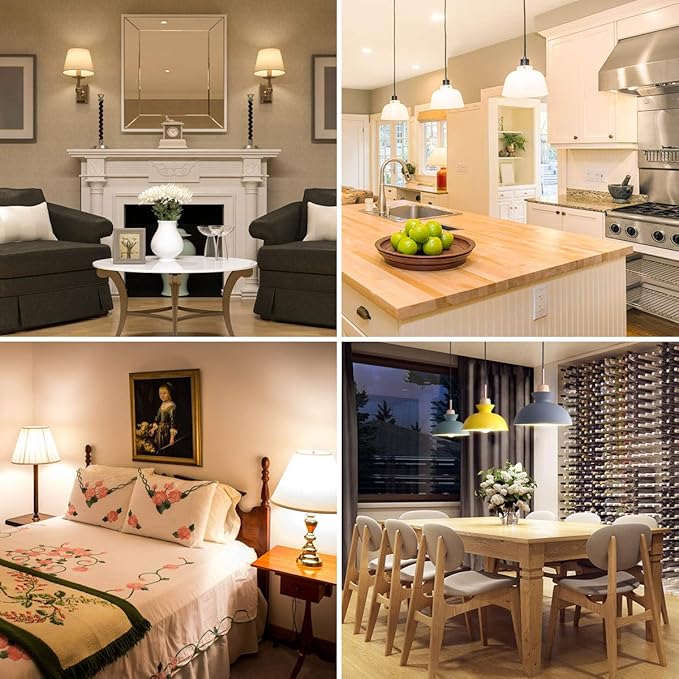 Lepro LED Light Bulbs 60 Watt Equivalent, 9W 800 Lumens Non-Dimmable, Warm White 2700K, A19 E26 Standard Medium Base, 10000 Hour Lifetime 10 Count (Pack of 1)