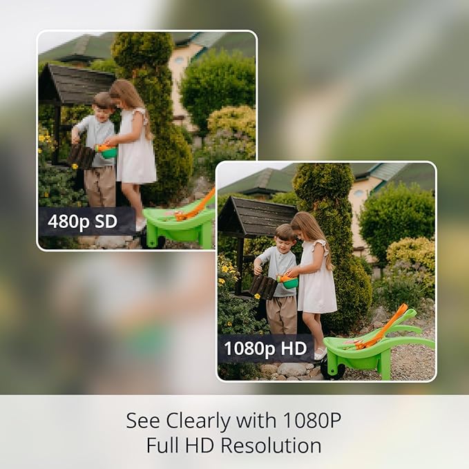 I Smart Home Security Light Bar with Wi-Fi Amplifier (Up to 100ft Booster), Built-in Camera with Night Vision, Microphone, Sound Speaker, Adjustable Timer, IP65 Weather Resistant – LED Lighting