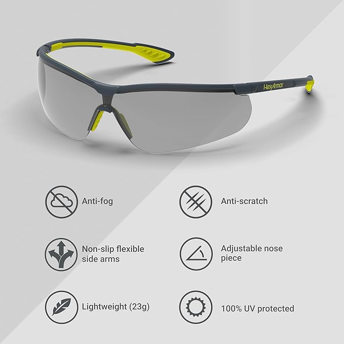 HexArmor VS250 Safety Glasses
