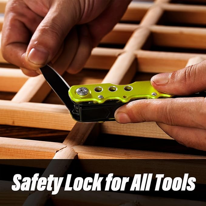 RoverTac 14 in 1 Multitool - Knife, Pliers, Screwdrivers, Saw, Bottle Opener - Perfect for Camping, Survival, Hiking, Repairs