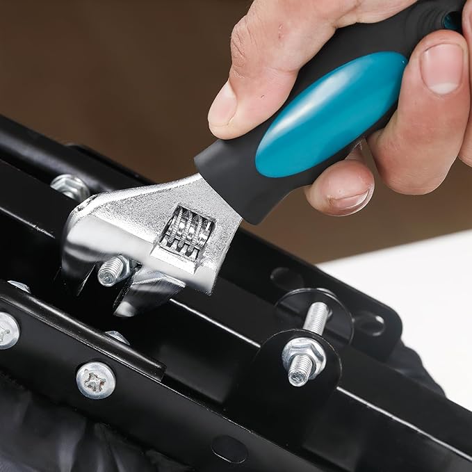 Multi-Purpose Tool Kit with Compact Round Pouch, 164-Piece, Clear Blue 12 x 11.4 x 2 inches