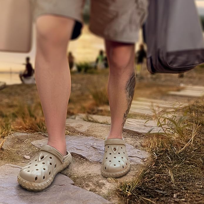 BULLIANT Men Clogs,Comfortable Mules Sandals for Men Women Cushioned Footbed Arch Support-EVA Ligthweight