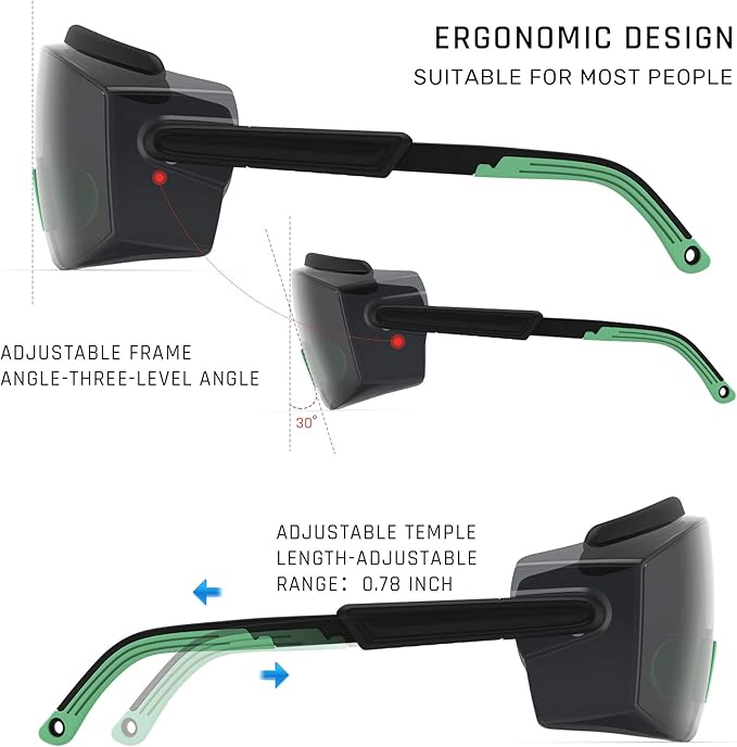 Anti Fog Safety Glasses Safety Goggles Over Glasses Protective Glasses with Anti Scratch Lenses Adjustable
