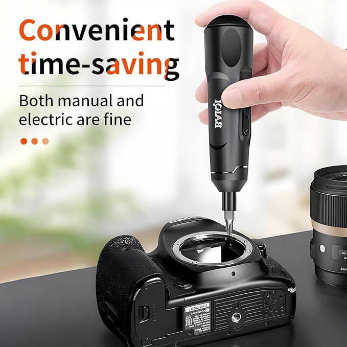 Mini Electric Screwdriver Set,3.7V 800 MAH USB-C Rechargeable Cordless Rotary Tool With 20 pcs Bits Set For Install or Repair