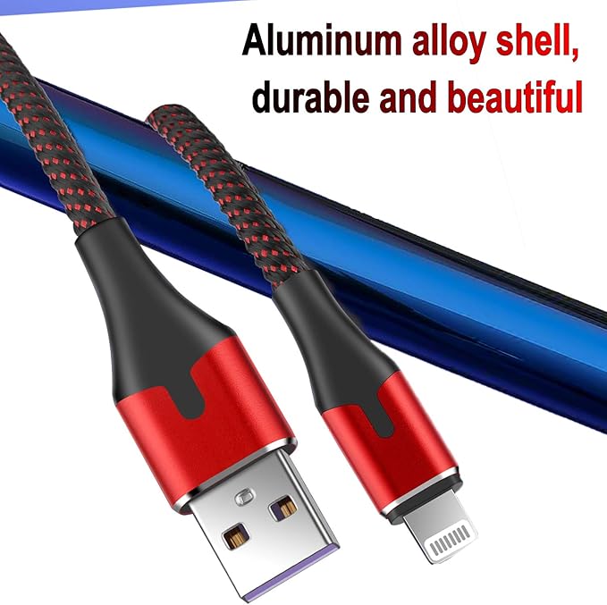 AJY for Lightning to USB Charging Cable 3ft, 3Pack for Apple MFi Certified Phone Charger Cord for iPhone 14/13/12/11 Pro/Max/X/XS/XR/8 Plus/7/6/5S/SE/5/ for IPad/Air 2/Mini 3 Foot Charge