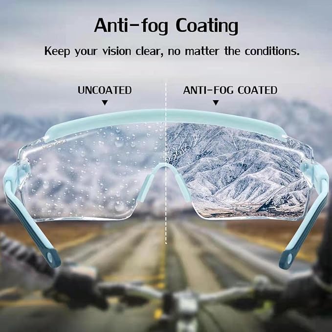 UKNOW Safety Goggles Over Glasses, Safety Glasses Anti Fog Wraparound Eye Protection, Protective Eyewear ANSI Z87.1