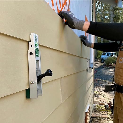PacTool Gecko Gauge, The Original Home Siding Installation Kit - For Use with 5/16 Inch Fiber Cement Siding and James Hardie Siding, Includes 2 Gecko Gauge Clamps