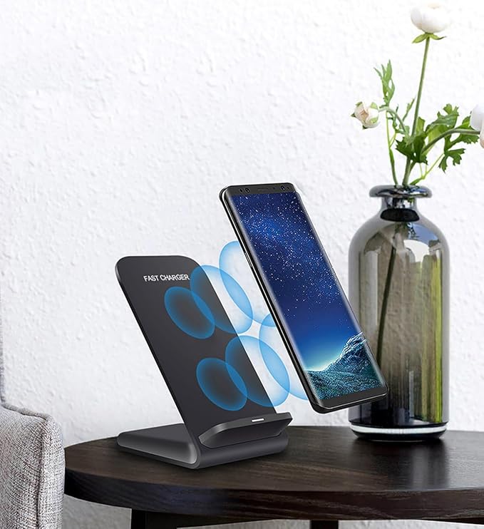 Wireless Charger(Stand),2 Pack 20W Fast Wireless Charging Stand for Samsung Galaxy S24/S24+/S24 Ultra/S23/S22/S21/S20/S10/Note,for Google Pixel 8/7/6, for LG and More.