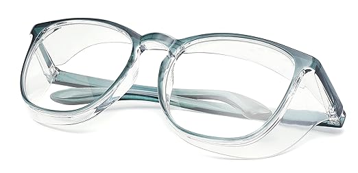 Alsenor Safety Glasses Anti Fog Goggles Protective Eyewear Blue Light Blocking Anti Dust UV Protection Glasses For Men Women (New-Blue)