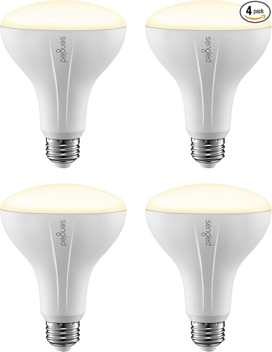 Sengled Smart Bulb, Zigbee Hub Required, Smart Light Bulb Works with Alexa, Google Home, SmartThings, Homekit and Siri, BR30 Dimmable Flood Light Bulb for Cans, Soft White 2700K, 650 LM, 9W, 4 Pack