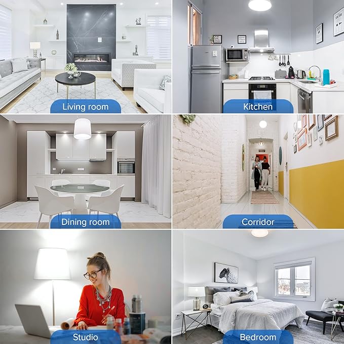 SANSI Dimmable LED Light Bulb 150 Watt Equivalent, A19 2500 Lumens 5000K Daylight Bright White Bulb Ceramic Technology, E26 Base, 22.5 Years Lifespan, 17W Energy Saving Light Bulbs for Home Kitchen