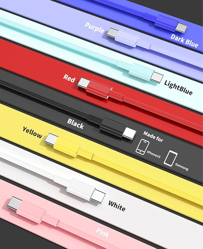 45W Super Fast Charger Type C for Samsung S24, USB C Android Phone Charger Fast Charging Block with 6FT/10FT Type C Charger Cord for Samsung Galaxy S24+ Ultra/S23+ Ultra/S22+ Ultra/iPhone 17/16-White