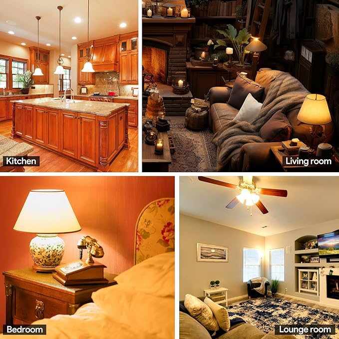 A19 LED Light Bulbs 60W Softwhite 2700K, 8.5Watt Efficient, 60 Watt Equivalent, 800 Lumens, E26 Medium Base, Non-Dimmable, ETL/UL Listed, 24 Pack