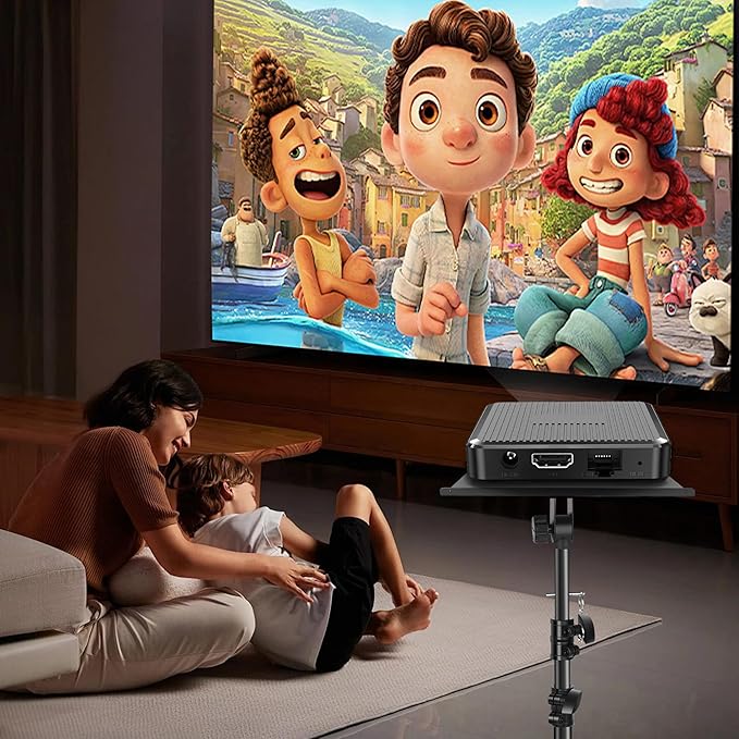 Projector Stand,Projector Laptop Stand Tripod Laptop Tripod Stand Height 24.4" To 46" Laptop Floor Stand For Dj Equipment, Outdoor Movies, Office, Home, Stage Or Studio (Black)