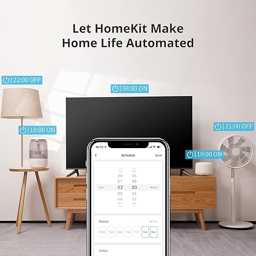 ใ2025 Newใ SwitchBot HomeKit Smart Plug Mini 15A, No Hub Required, Energy Monitor, WiFi(2.4G Only) Outlet Works with Apple HomeKit, Alexa, Google Home, App Remote Control & Timer Function(4 Pack)