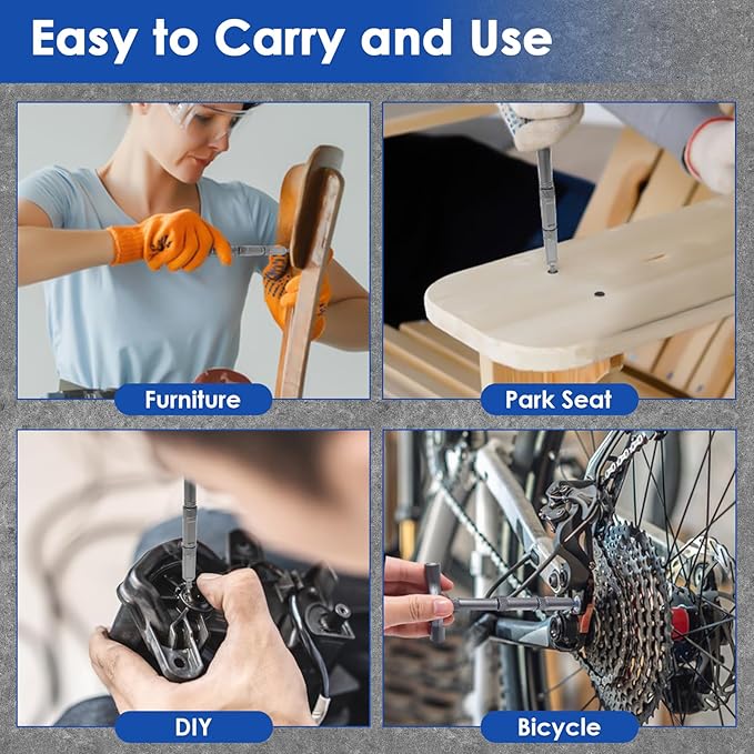 24 in 1 Magnetic Ratchet Screwdriver Set, Precision Screwdriver Set Kit with Detachable Handle & Multi-Bit Tips, Portable DIY Repair Tool for Furniture, Computer, Bicycle, Phone, Watch, Electronics