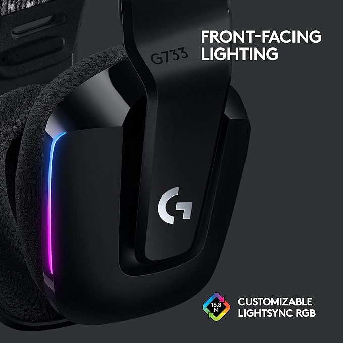 Logitech G502 X Lightspeed Wireless Gaming Mouse + G733 Lightspeed Wireless Gaming Headset - Black