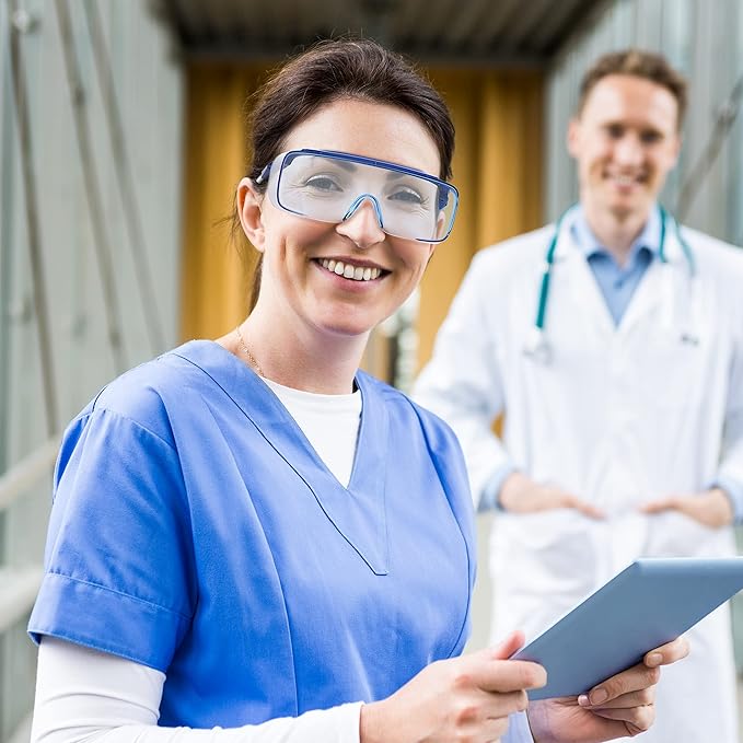 Safety Glasses Anti Fog Goggles Protective Eyewear Blue Light Blocking Anti Dust UV Protection Glasses For Men Women