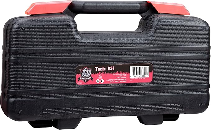 CARTMAN 39-Piece Home Tool Set Kit, Essential Household Hand Tools with Plastic Storage Case