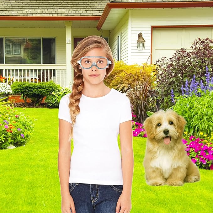 Kids Safety Goggles 9 Pack- Adjustable Lightweight Safety Glasses, Clear Eye Safety Protection