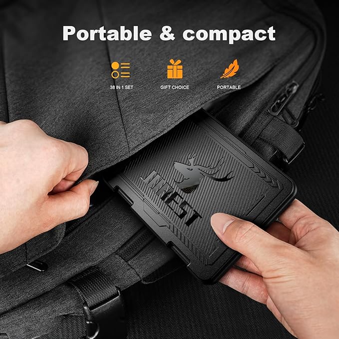 JOREST 38Pcs Small Precision Screwdriver Set with Torx T5, T6, Y00, Mini Repair Tool Kit for Macbook, Computer, Laptop, iPhone, PS4 PS5, Xbox, Switch, Eyeglasses, Watch, Ring Doorbell, Electronic, etc