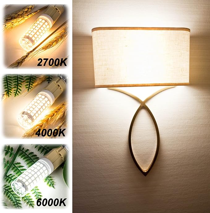 ALIDE E26 E27 12W LED Candelabra Bulbs,E26 100 Watt Led Replacement, 4000K Natural White,E26 LED Corn Light Bulbs 1200LM for Ceiling Fan Chandelier Pendant Lighting,Non-dimmable,4 Pack