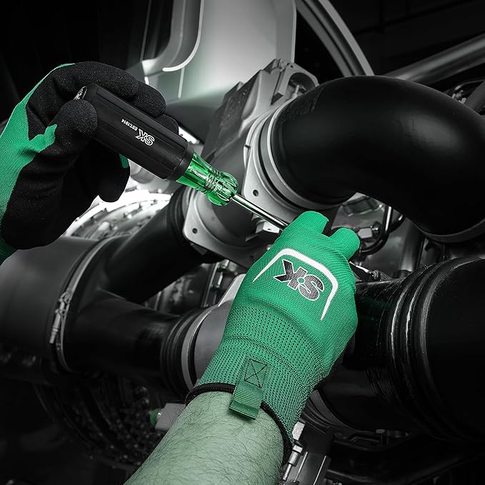 SK 6-Piece Acetate Screwdriver Set, S2 Steel, 3 Slotted & 3 Phillips Screwdrivers, SureGrip Handle