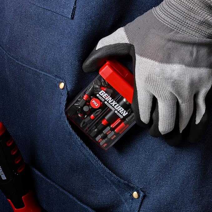 129 Pcs Impact Phillips/Torx Screwdriver Bits Set with Impact Bit Holder and Colorful Boxes,Magnetic S2 Steel Multi Driver Bits Set