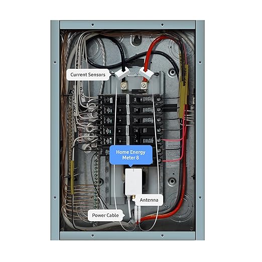 Aeotec Home Energy Meter 8 - Smart Electricity Monitor - Real-Time Usage and Production Tracking - Z-Wave Long Range - 2x200A Clamp-On Sensor - Supports 2-Phase Power - SmartThings - HomeAssistant