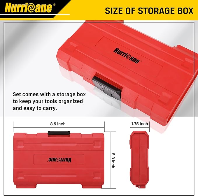 HURRICANE Professional 13 Piece Insulated Electrician Screwdriver Set,1000V Cr-V Magnetic Tip Electrical Tools for Electrician, Slotted, Phillips, Pozidriv, Torx. All-in-1 Industrial & Home Repair Kit