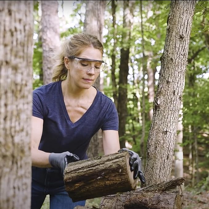 BISON LIFE Duarte Premium Over The Glass Safety Glasses; ANSI Z87.1 Impact Resistant Polycarbonate Wraparound Lenses, with Anti-Fog & Anti-Scratch, UV400 Protection (144 Pairs)