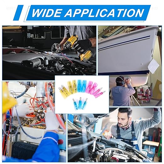 320PCS Heat Shrink Bullet Connectors kit, Male & Female Bullet Terminals, Insulated Waterproof Wire Connectors, Marine Grade Electrical Connectors