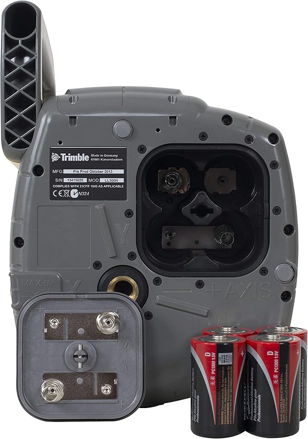 Spectra Precision LL300N-1 Laser Level, Self Leveling Kit with HL450 Receiver, Clamp, 15' Grade Rod / 10ths and Tripod , Yellow