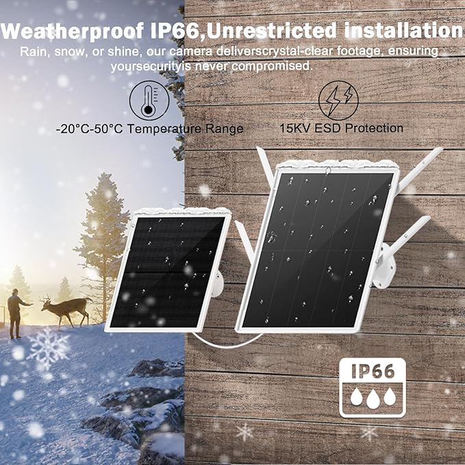 Solar 4G Security Cameras kit Wireless Outdoor, 4 Cam-Kit, SIM Card Included Base Station, LTE Cellular Solar Security Camera System with 360° Pan & Tilt, 2.5K 4MP Color Night Vision, one-Step to use