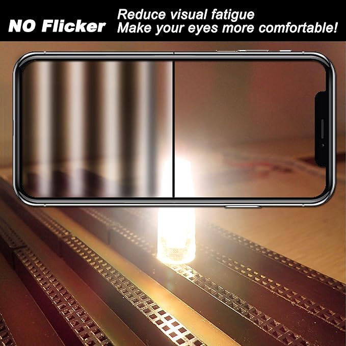 G4 Led Light Bulbs 12V 24V 10W 20W T3 Halogen Bulb Replacement 107d,JC Bi-Pin G4 2W 220lm for Under Cabinet Puck Light Chandeliers Accent Track Ceiling Landscape Lighting,Warm White 2700K, 10 Pack