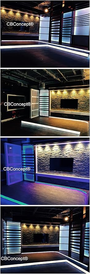 UL Listed, 50 Feet, 5500 Lumen, 4000K Soft White, Dimmable, 110-120V AC Flexible Flat LED Strip Rope Light, 930 Units 3528 SMD LEDs, Indoor Outdoor Use, Accessories Included, Ready to use