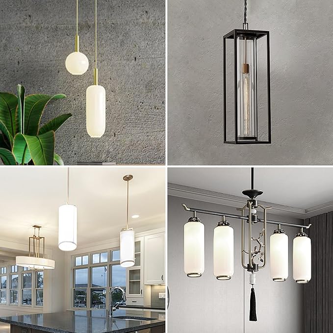11.8IN 1000LM 5000K Daylight White Light Bulbs E26 Base, T10 T9 Edison Bulbs Dimmable 8W, AC 120V 100 Watt Equal Filament Bulb, Vintage Clear Glass Long Tubular LED Bulb, UL Listed - 4Pack