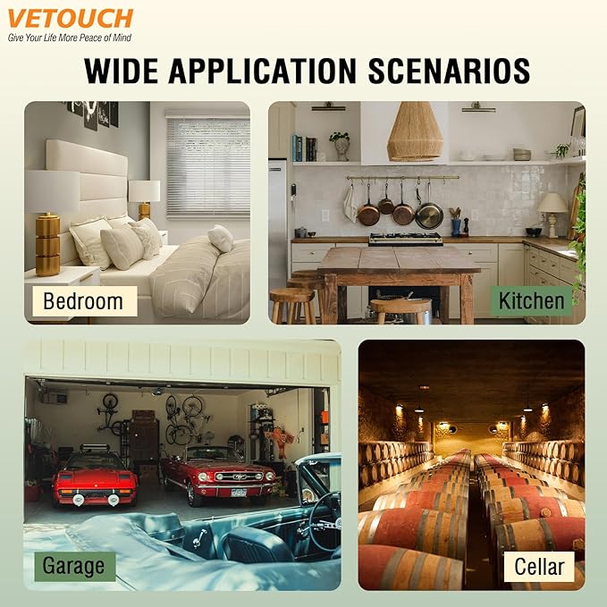 Plug-in CO and Gas Detector, 4-in-1 Combination Natural Gas and Carbon Monoxide Detector,Detect Co,Gas,Temperature,Humidity Values Suitable for Home,Outdoor Camping RV Occasions