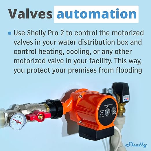 Shelly Pro 2 | Wi-Fi & LAN, 2-Channel Smart Relay | Home & Facility Automation | Compatible with Alexa & Google Home | iOS Android App | Lights Automation | Controller for Motorized Valve