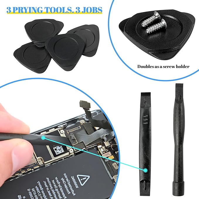 29 in 1 Electronics Precision Screwdriver Set, Professional Magnetic Repair Tool Kit with Stainless Steel Handle and 20 Bits