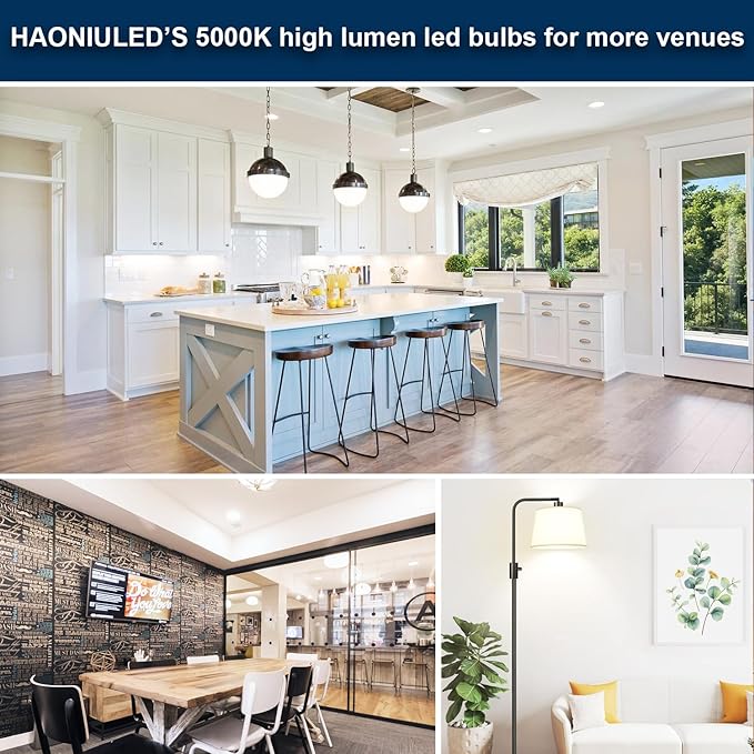 27W LED Corn Light Bulb 250W Equivalent, 3670 Lumen, E26 Non-dimmable 5000K Cool Daylight White, Pack of 1