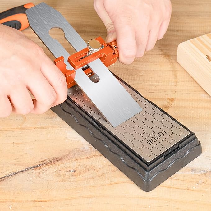 Chisel Sharpener, Honing Guide Tool, Sharpener Jig for Chisel Planer Grinding Repair