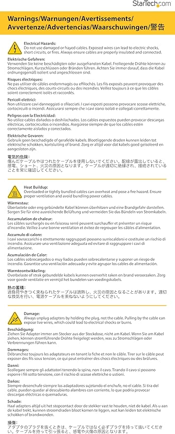 StarTech.com USB-C Docking Station for Windows, ChromeOS and Ubuntu, Dual 4K 60Hz HDMI Video, HDR10, USB 5Gbps Hub, 100W Laptop Charging, GbE, SD, MicroSD