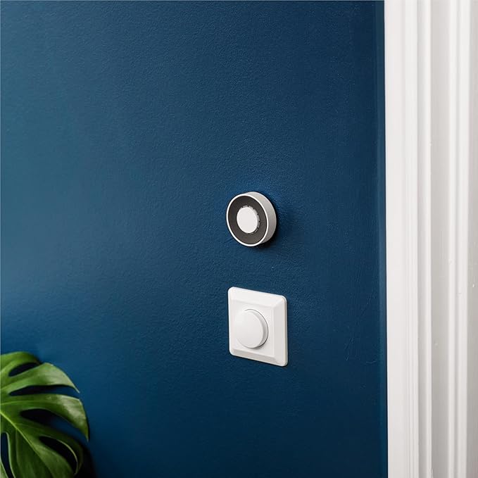 Flic Twist | Smart Home Controller | Works with Matter, Alexa, SmartThings Through Any Flic Hub (Black & White)