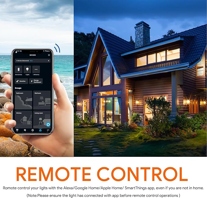 Energetic Matter Smart A19 LED Light Bulb, E26 RGB Color Changing Bulbs, Work with Alexa/Google Home/Apple Home/SmartThings, 60W Equivalent, 800LM, 2.4 Ghz WiFi Only, Smart Speaker Required, 2 Pack