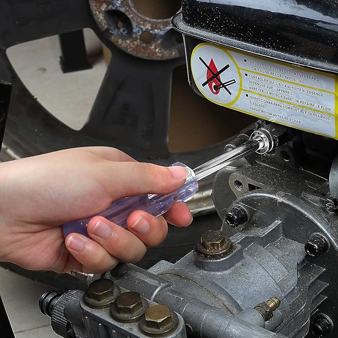 WORKPRO 39-Piece Drive Socket Set 1/4''3/8'', CR-V Metric and Imperial Sockets with Quick-Release Ratchet Wrench, Compact Sockets Set for Car Repair