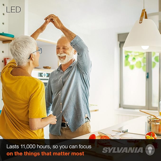 Sylvania LED Light Bulb 4-Pack, 40W and 60W Equivalent, Efficient 6W 450 Lumens and 8.5W 800 Lumens, A19 Medium Base, Soft White