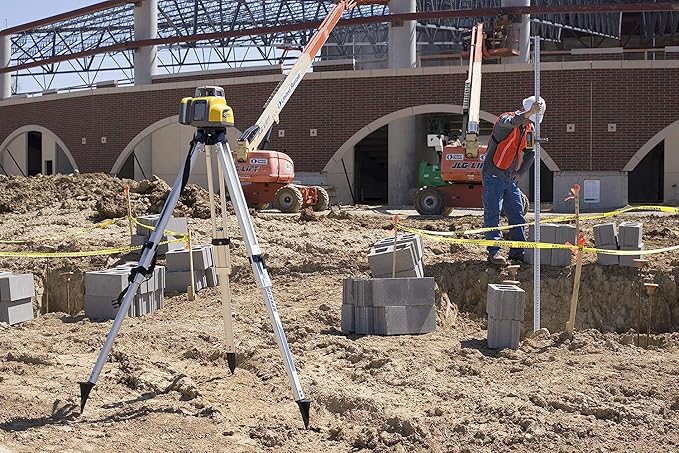 Spectra Precision LL300N-3 Laser Level, Self Leveling Kit with HL450 Receiver, Clamp, 4.7 Meter Grade Rod / Metric and Tripod , Black